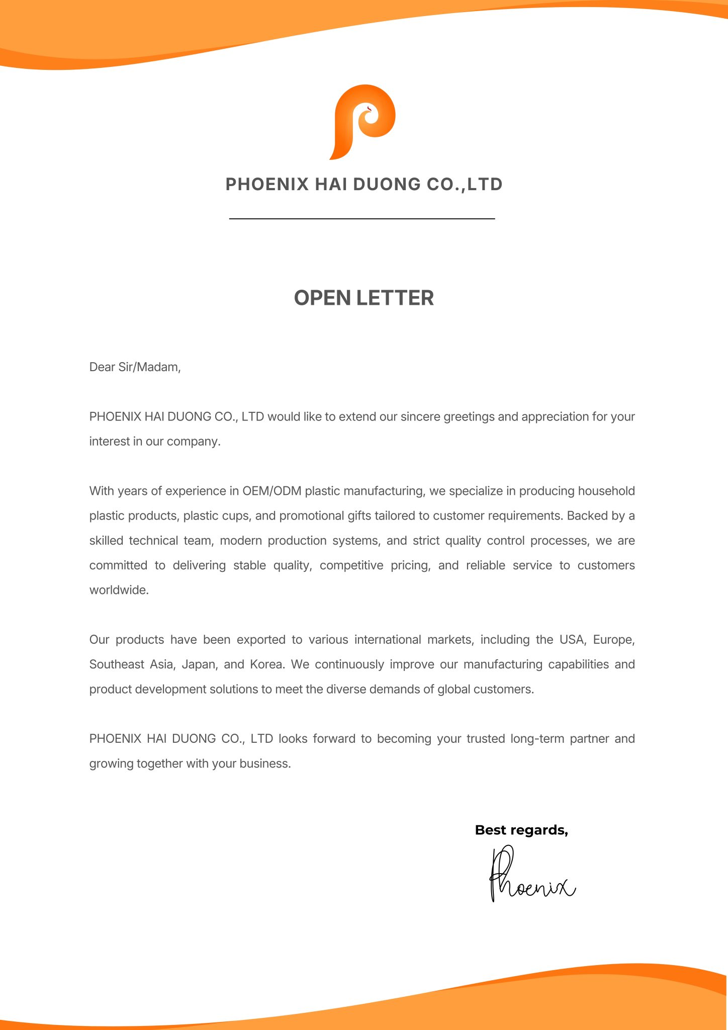 open letter