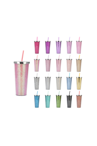Wholesale-Custom-Diamond-Glitter-Durian-Mermaid-Tumbler-16OZ-24OZ-32OZ-Adult-Boiling-Water-Safe-PS-Plastic-Water-Bottle-Cup-Lid